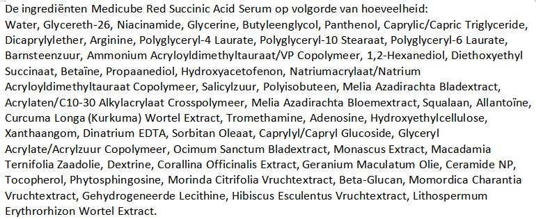 Medicube Red Succinic Acid Serum 30 ml