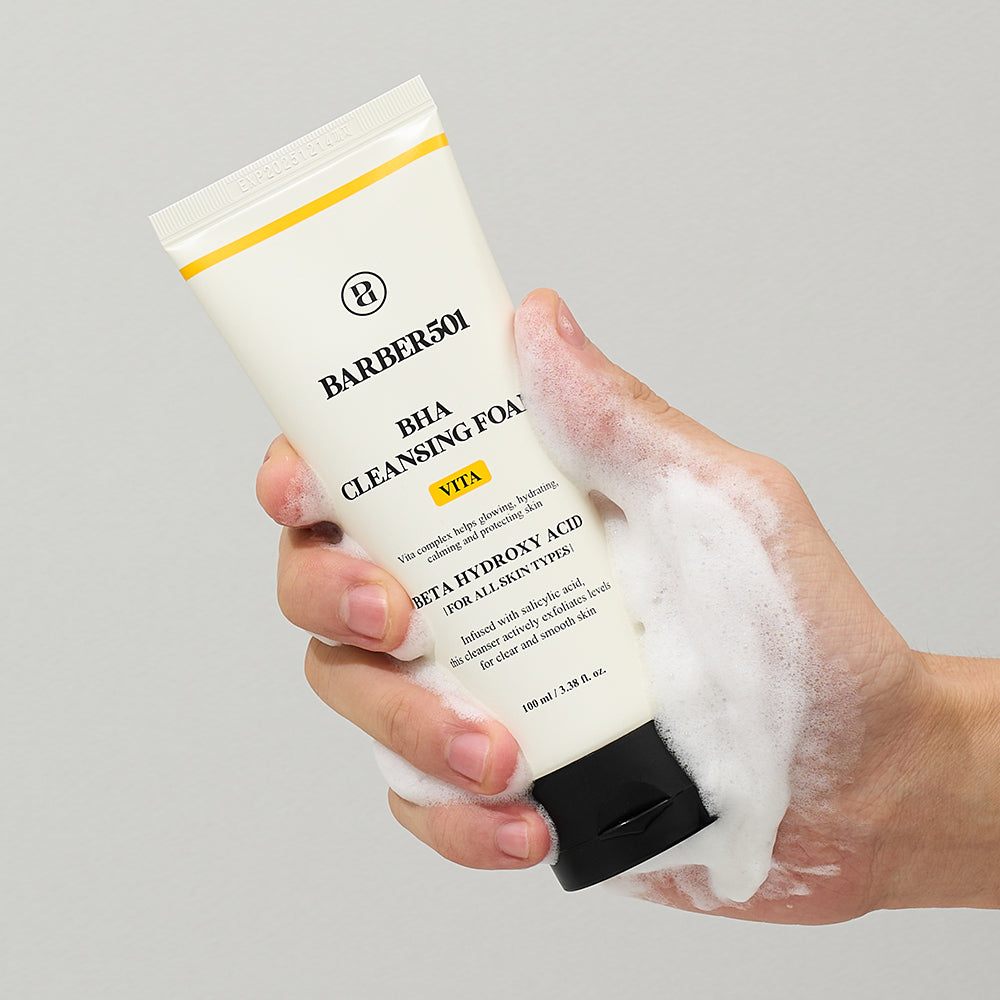 BARBER501 BHA Cleansing Foam #VITA – 100ml