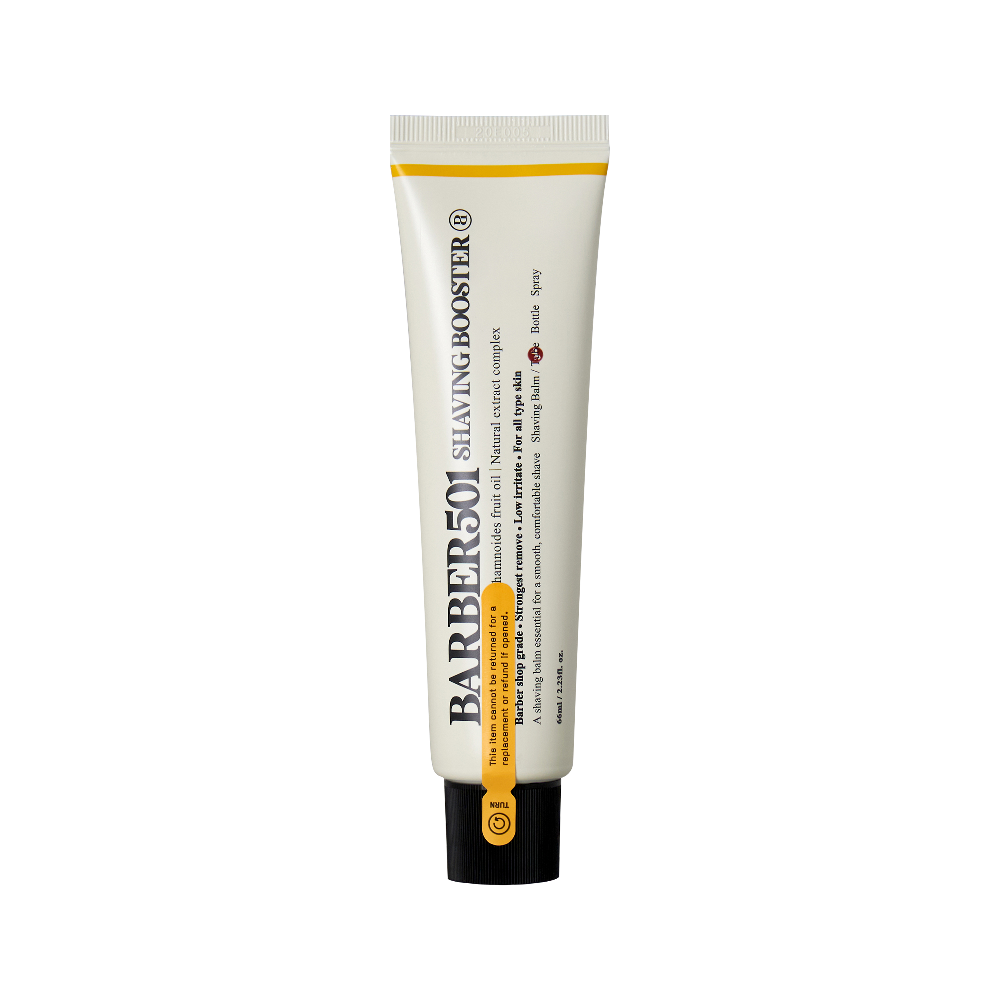 BARBER501 Shaving Booster Shaving Cream #VITA (Yellow) – 66ml