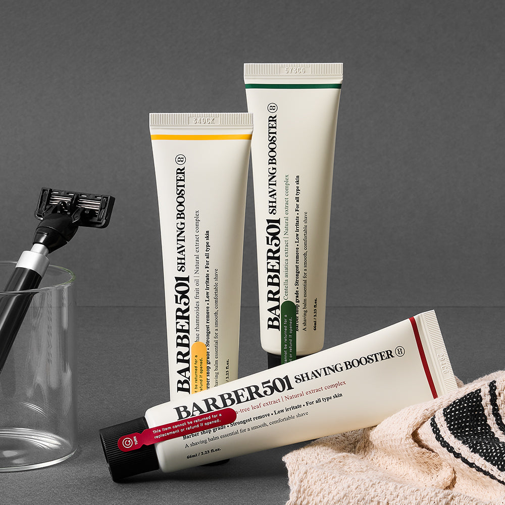 BARBER501 Shaving Booster Balm Set (3-in-1) – 66ml x 3 stuks