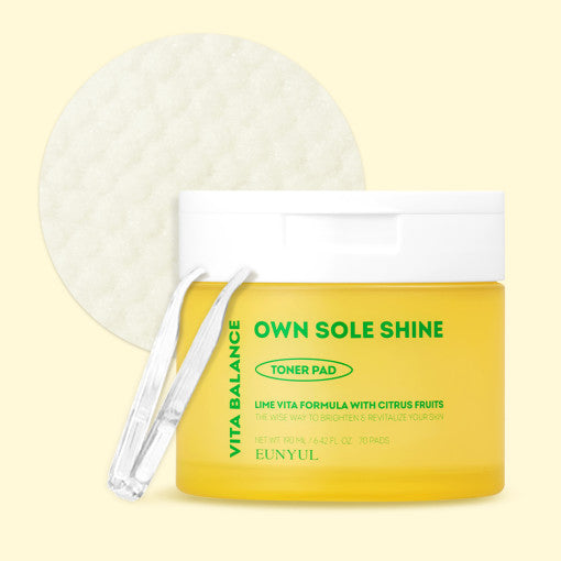 EUNYUL VITA BALANCE OWN SOLE SHINE Toner Pad